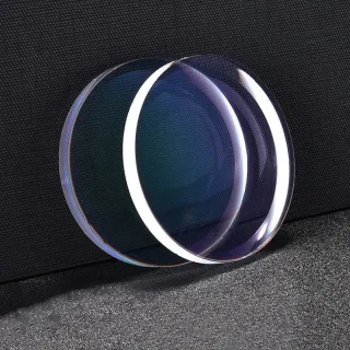 1,60 Índice Extra Thin Aspheric Blu Ray Block UV400 para Uso de Computador Anti Radiação Resina Prescrição Óptica Lentes Miopia