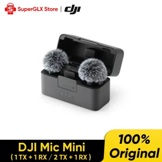 100% original dji microfone mini microfone sem fio com cancelamento de ruído inteligente áudio de alta qualidade dji original