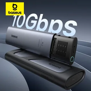 【Nova venda】Baseus M2 SSD Gabinete Caso 10 Gbps Protocolo NVMe M.2 para USB Tipo C 3.2 Gen2 8 TB Adaptador externo de metal NVME SSD Case