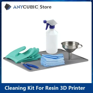 Anycubic-Kit de limpeza do copo do filtro do funil, Cura UV do metal para a cura UV do LCD, Pá de limpeza do fotão, Resina 3D Printer Acessórios