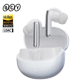 QCY-MeloBuds Pro ANC Fones de ouvido sem fio, Hi-Res, LDAC, Fones de ouvido Bluetooth 5.3, Conexão multiponto, detecção intra-auricular, 46dB, 6 Mic