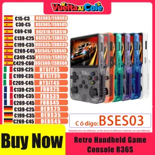R36s/r36h console de videogame portátil sistema linux 3.5 Polegada tela ips portátil retro bolso player vídeo presentes para o natal