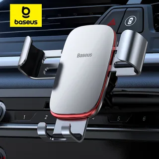 Baseus-Suporte do telefone do carro para ventilação de ar, Slot CD Mount, suporte de metal para iphone, samsung, celular titular do telefone móvel, berço