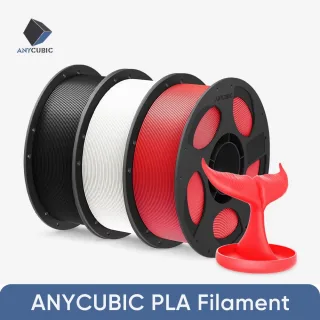 Anycúbico filamento de impressora 3d 1.75mm pla filamento 1kg/rolo 9 cores carretel puro sem bolha sem entupimento para impressora 3d mega-s chiron