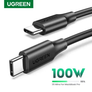 UGREEN-USB C para USB Tipo-C Cabo, 100W, 60W, PD Cabo para iPhone 15, Macbook, Samsung S23, Carga Rápida, E-marcador