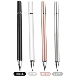 Caneta Stylus Universal para Desenho Tablet, Tela de Toque Capacitiva, Lápis Inteligente para iOS, Android, iPad, 2 em 1