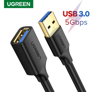 Ugreen usb cabo de extensão usb 3.0 cabo para smart computador portátil tv xbox um ssd usb 3.0 2.0 cabo extensor mini cabo de velocidade rápida