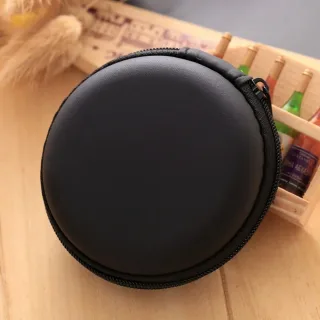 Estojo de armazenamento portátil para fone de ouvido, eva, bolsa rígida, caixa para fone de ouvido, acessórios, cartão de memória, cabo usb