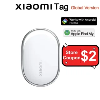 Versão Global Xiaomi Tag Dispositivo Inteligente Anti-Perda Compatível com Apple Find My e Google Find Hub, Resistente à Água, Bluetooth 5.4
