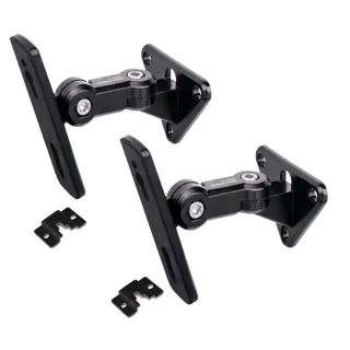 Universal 304 aço inoxidável Speaker Suporte de parede, Audio Stand, Mount Hanger, 15kg de carga, 33lbs Carga, GU15, GU15II, Novo, 1 Par