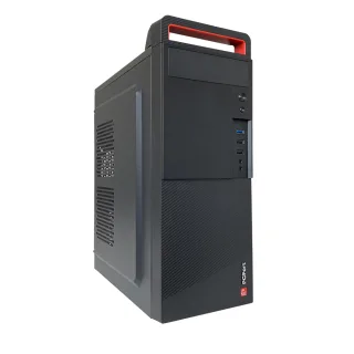 Gabinete Office Pcfort E191 com fonte automática 200W, com USB 3.0