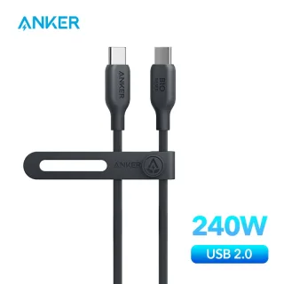 Cabo Anker-usb tipo c para digitar c, 240w, usb 2.0, de base biológica, para iphone 15, 15 pro, samsung galaxy