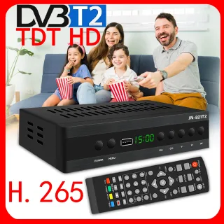MicroData-Receptor de TV HD TDT, Decodificador H.265, DVB-T2 Tuner, Novo, Espanha, 2024