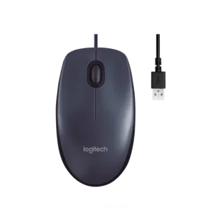 Mouse Com Fio Usb Logitech M90 Preto - 910-004053