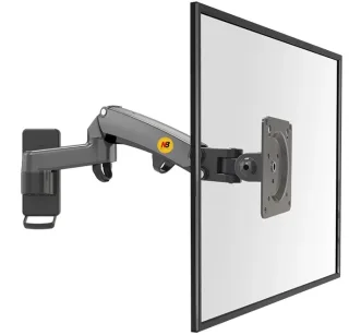 North Bayou-Suporte de parede LED TV, suporte do monitor, braço de montagem ergonômica Max. VESA, mola de gás, 17-35 ", 100x100mm, carga 3-12kg