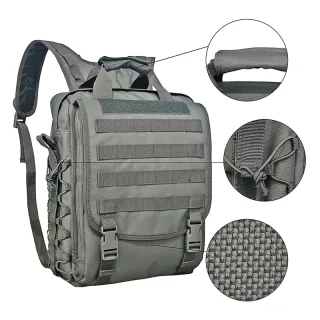 Molle Tactical Messenger Bag, Laptop Bag, Mochila Computador, Fanny Belt, Bolsa de Ombro, Camping, Outdoor, Esportes