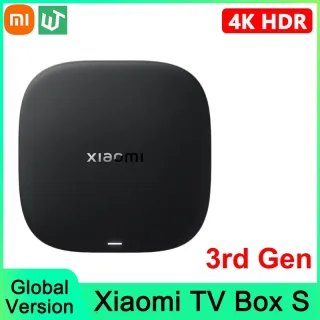 Versão global xiaomi mi tv box s 3a geração 4k uhd bluetooth 5.2 wifi 6 2gb 32gb google tv google assistente controle de mídia inteligente