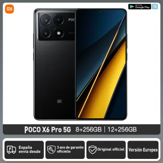 POCO X6 Pro 5G Versão Global 256GB/512GB Dimensity 8300-Ultra 6.67" AMOLED Display 1.5K 120Hz 64MP câmera NFC