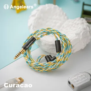 Cabo de atualização de cobre de cristal único Angelears Curacao 0,78 4,4 mm