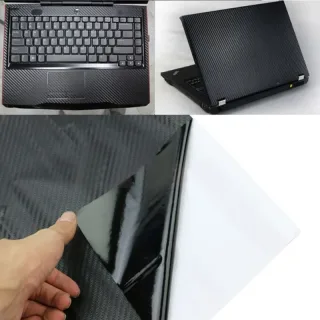 3D Carbon Fiber Vinyl Wrap Film, adesivos de carro à prova d'água, Console, computador, pele do portátil, Auto, motocicleta, acessórios