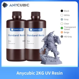 Resina UV ANYCUBIC para impressora 3D Fotopolímero líquido 405nm Resina padrão Materiais de impressão de impressora 3D para LCD Photon Mono