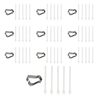 Toque Stylus S Pen Nib Dicas para Samsung Galaxy Tab S6, T865, S6 Lite, 10.4, SM-P610, SM-P615, Ferramenta Pinças remoção, 10 Set