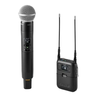 Sistema Portátil sem Fio 32 Canais UHF SLXD25SM58-G58 Shure