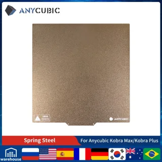 Aço de mola PEI original ANYCUBIC para série Kobra/para acessórios Vyper FDM