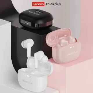 Fone de Ouvido Original Lenovo 2026 Sem Fio Bluetooth 5.3, Fones HiFi Estéreo com Redução de Ruído, Earbuds Esportivos com Controle por Toque, Novo Presente