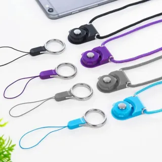 Colar de Cinta de Pescoço Destacável, Cordão Longo, Suporte para Celular, Câmera, Chaves USB Flash Drive, Emblema do cartão de identificação