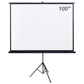 TELA DE PROJEÇÃO COM TRIPÉ RETRÁTIL - 100 POLEGADAS - BETEC BT4560