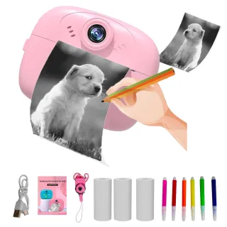 Mini impressora térmica instantânea, Câmera digital para crianças, Impressão fotográfica