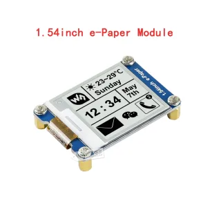 Kit de módulo de tela de exibição de papel eletrônico spi e-ink epeaper 1.54 polegadas para arduino rpi raspberry pi zero 2 w wh 2w 3b plus 3 modelo b 4 4b 5