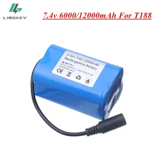 7.4V 6000mAh 12000mAh Bateria Para T188 T888 2011-5 V007 C18 H18 RC Isca De Pesca Acessórios para barco 7.4v аккумулятор для кораблика