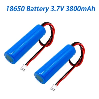 Bateria de lítio 3.7v 18650 3800mah para lanterna bluetooth alto-falante máquina de cortar cabelo luz led carro de brinquedo + placa de proteção pcb