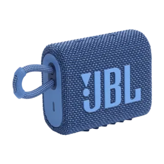 Caixa de Som JBL GO 3 Eco, Ultraportátil, À Prova D'água, Azul - JBLGO3ECOBLU