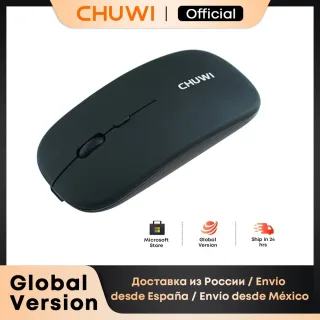 1pcs mouse sem fio 2,4 Ghz mouse USB recarregável preto