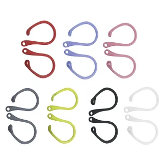 1 par de ganchos de orelha protetores, suporte de silicone macio tpu antiperda para fones de ouvido para airpods pro air pods 1 2 acessórios