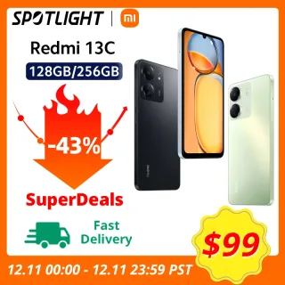 Xiaomi-Câmera Redmi 13C Octacore, MediaTek Helio G85, 50MP, 5000mAh, 90Hz, Display 6.74 ", MIUI 14, Versão Global, Estreia Mundial