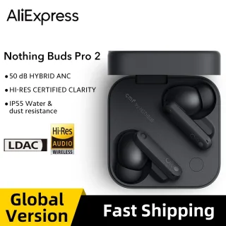 Global Verison Nothing CMF Buds Pro 2 50 dB ANC Até 11 horas de música sem parar Som HiFi alimentado por drivers duplos ﻿ 6 microfones HD
