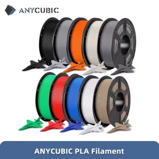 Anycúbico impressora 3d pla filamento multicolorido 1.75mm 1kg/rolo material consumível de borracha plástica para impressora 3d fdm kobra