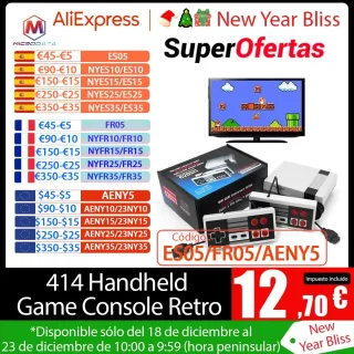 Console FC de videogame, NES retro nostálgico clássico, 8 bits, 620 Mini MIN, host Sparring duplo, console de jogos interno, 414