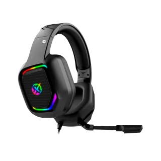Headset Gamer Kalkan Magni, RGB, Drivers de 50mm, 7.1 Virtual Surround, Preto, KLK00023