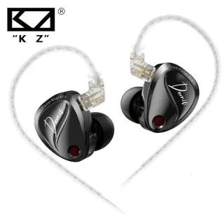 Fones de ouvido KZ Duonic HiFi com super curso três driver planar magnético HM ajuste acústico