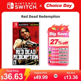 Red Dead Redemption jogos Nintendo Switch Ofertas de jogos 100% Original Oficial Physical Game Card Adventure Gênero para Switch OLED Lite
