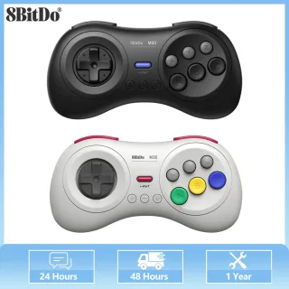 Suporte para gamepad Bluetooth 8BitDo M30 para Nintendo Switch/Windows 10/11/Android/Raspberry Pi Controller