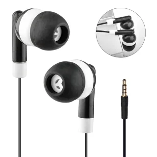 Fones de ouvido intra-ear com graves profundos, fone de ouvido de 3.5mm com fio, esportivo, áudio de alta fidelidade, música, para android, mp3, mp4, celulares, tablets