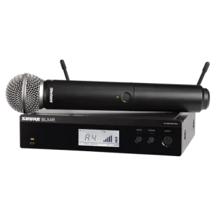 Sistema de Microfone Sem Fio Uhf Shure BLX24RBRSM58 BLX24RBRSM58-M15