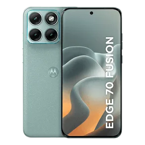 Smartphone Motorola Edge 70 Fusion 5G 256GB - 8GB RAM + 16GB RAM Boost, camera 50MP Sony Lytia 710, Tela 1.5K extreme Amoled 144hz - Verde Claro
