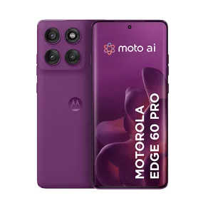Smartphone Motorola Edge 60 Pro 5G 256GB 12GB RAM+12GB Ram Boost, Tela Quad-Curve moto AI 50MP Sony Camera Pultrarresistencia militar IP68 + IP69 - Violeta